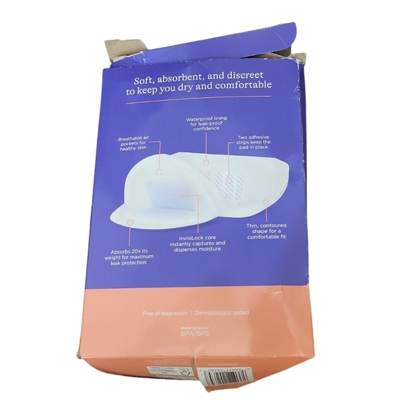 Lansinoh Stay Dry Disposable Nursing Pads for Breastfeeding, 60 Count - Picture 2 of 2